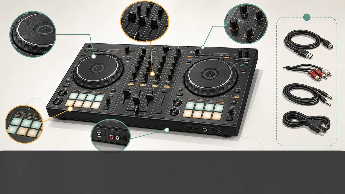 DDJ-1000を中古購入する前にジョグ・フェーダー・パッド・端子を確認する図解